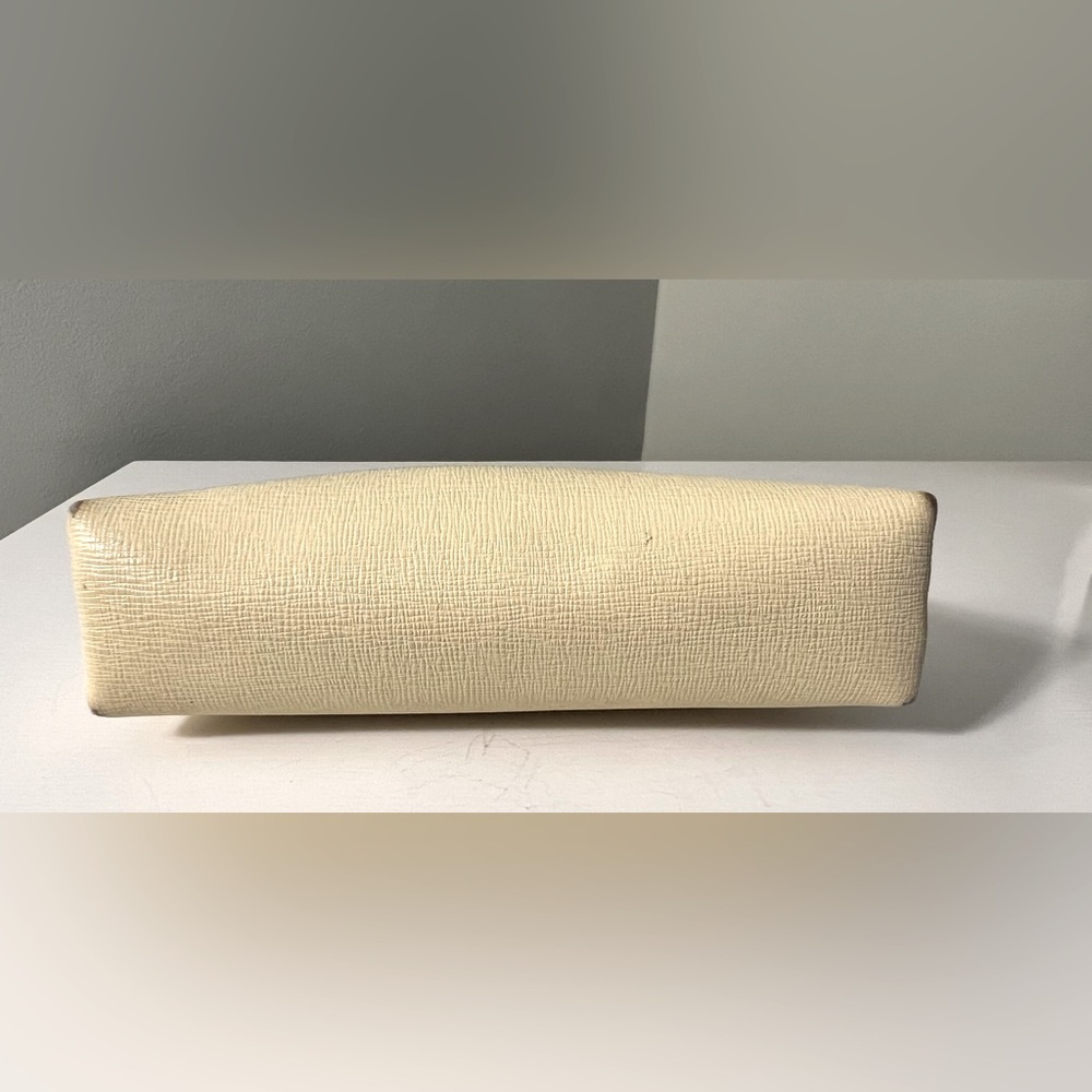Furla Cream Leather Pouch - Picture 4 of 8